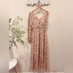 En Saison Winnie One Sleeve Maxi Dress in Sugar Berry Size Small NWT Gold Photo 5