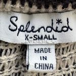 Splendid striped navy blue and white Textured Knit shorts, size XS pockets boho Photo 3