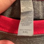 Next Level Apparel 3/4 sleeve baseball tee Gray w/ red sleeves “have a jolly Christmas “ Photo 4