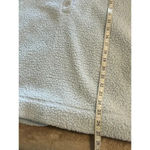 Aerie  Sherpa Pullover Size Medium Fleece Pale Blue Warm Mock Neck Photo 4