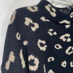 Andrée Andree Leopard & Color Block Sweater Medium Photo 1
