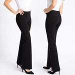 Betabrand Black Dress Yoga Pull On Pant Flare Leg Size Petite Small Photo 1