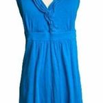 Ann Taylor #42 Loft () Women's Blue Empire Waist Sleeveless Sundress Photo 0