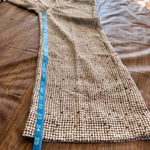 Banana Republic Women's Blake Wide Leg Crop Dress Pants Size 0 Brown White Photo 7