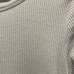 Old Navy Women's Icy Blue Fuzzy Ribbed Knit Long Sleeve Top Shirt Size Medium Photo 3