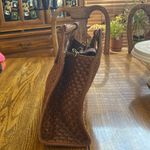 Fossil  east west woven purse Photo 3