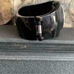 Bebe  Quartz Cuff Watch Black with Silver Crystals New with Pouch Photo 7