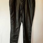 Maurice's Black Skinny Faux Leather Skinny Pants NWT Photo 0