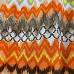 Cato Sleeveless Ruffle Zig Zag Blouse Boho Women’s Size Medium Photo 7