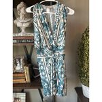 ADRIANA DEGREAS Hera Mini Dress Blue Womens Size Small Photo 4