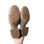 Anthropologie  SILENT D GREY LEATHER HEELS SIZE 9 Photo 5