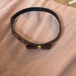 Fuzzy Brown Leopard Print Choker with Gold Accent Photo 2