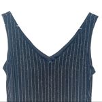 XScape  Vintage Black & Sparkles Striped Tank Top Blouse Photo 1