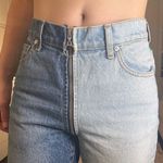 Revice Denim Split denim high waisted straight leg with zipper front Photo 2