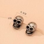 Head Skull  earrings Photo 4
