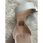 Clarks  Caroleigh Anya Heeled Sandals Size 6.5 Brown White Snakeskin Print Ankle Photo 5