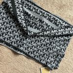 Michael Kors  Black and Gray Patterned Scarf Photo 1
