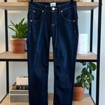 Hudson Jeans Hudson Low-Rise Bacara Crop Straight Cuffed Dark Wash Jeans, 24 Photo 0