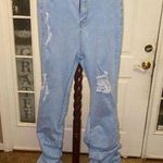 Women's Purple Candy Jeans, XL, Blue Size 16 Photo 0