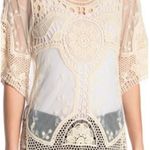 Forgotten Grace 3/4 Sleeve Crochet Blouse Photo 0