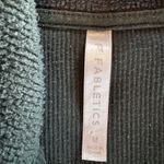 Fabletics Green Jumpsuit with Gold Zipper Photo 3