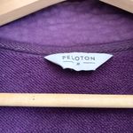 Peloton Purple Half Zip Long Sleeves Sports Athletic Sweatshirt Medium Photo 5