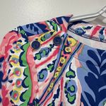 Talbots Dress XS All Over Paisley Print Stretch 3/4 Sleeve Multicolor Bright NWT Photo 4