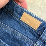 LOLA Premium dark wash mom flare 100% cotton jeans Blue Size 27 Photo 4