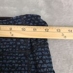 Lululemon Pace Rival Crop‎ Legging Shatter Weave Desert Teal Blue Womens 4 Photo 1