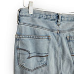 American Eagle  Ripped Mom Jean High Rise Destroyed Straight Leg Jeans 4 Photo 5