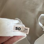 SO  Women's White Wire Free T-Shirt bra / J17 Photo 2