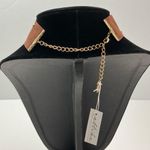 Ettika  | Light Brown Gold Stud Charm Choker Necklace NEW! Photo 3