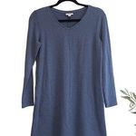 J.Jill Pure Jill Blue Long Sleeve Tunic Dress with Pockets Size Extra Small Photo 0