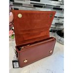 Badgley Mischka  Leather Crossbody Bag with Bow and Logo Detail Photo 6