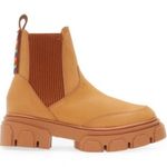 Farm Rio Womens Brown Lug Sole Beaded Platform Chelsea Boots Sz 6 Photo 4