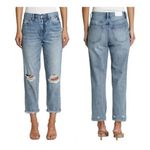 Pistola NWT  Presley Relaxed Distressed High Rise Roller Jeans 26 Hibiscus Blue Photo 1