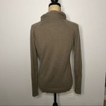 Loft Ann Taylor  Women Cowl Neck Brown Long Sleeve Sweater size S Office Neutral Photo 7