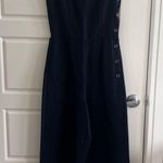Habitual Navy Scoop Neck Jumpsuit Photo 0