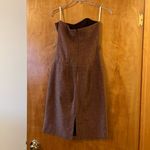 Anthropologie Molly New York Strapless Dress Brown Lined NWT Size 2 NO BELT Photo 12