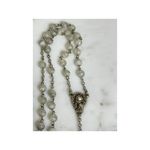 Vintage Italian Rosary with Pope Francis Coat of Arms Case, Made in Italy Silver Photo 9