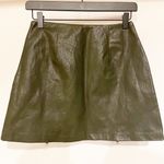 LF Seek the label green faux leather skirt Photo 1