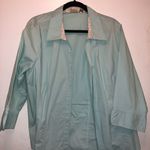 Caslon Light Blue Button Down Top Photo 0