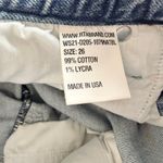 RTA Michael Jean Blue Wash Size 26 Straight Leg Side Snap Button High Rise USA Photo 5