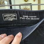 Levi's Levi’s Signature Black Wash Totally Shaping Pull On Skinny Jeans 14 32 X 32 Photo 5