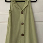Soft Surroundings  Tunic 3‎ Button Vest Sleeveless Shawl Sweater Top Size Small Photo 0