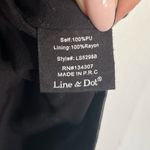 Line and Dot  Revolve Vegan Black Leather Mini Skirt Photo 2