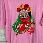 Urban Outfitters Dia Pacheco X Golden Hour Graphic Tee Pink Size Medium Photo 2