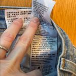 Levi's Levi’s 501 Cutoffs Denim Shorts Medium Wash Frayed Edge 26 Photo 5