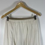 Soft Surroundings Soft Surroundings Fringe Skirt M White Cream Boho Prairie Demure Gauze Photo 6
