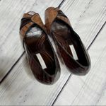 Theory  Crocodile Embossed Leather Pump Open Toe Heels Women’s Size 38.5 Eur. Photo 8